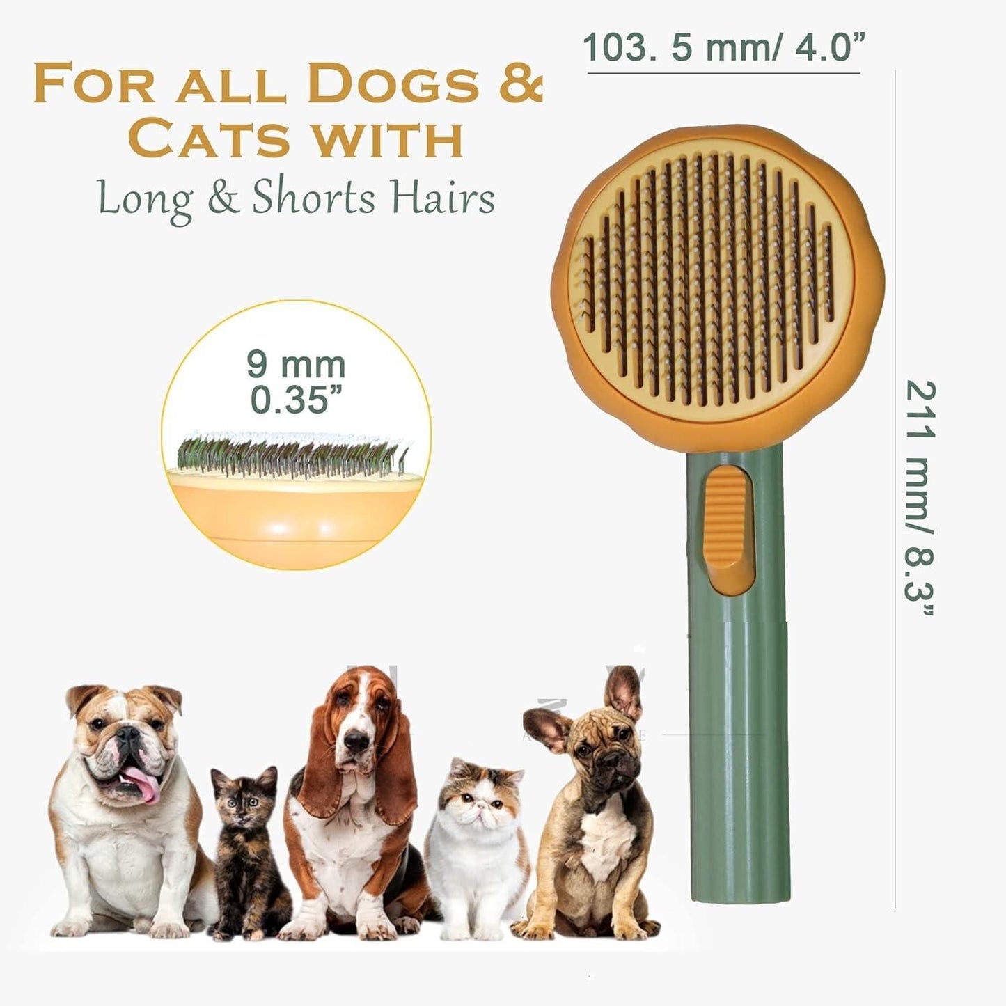 Pets Hair Removal Pumpkin Brush