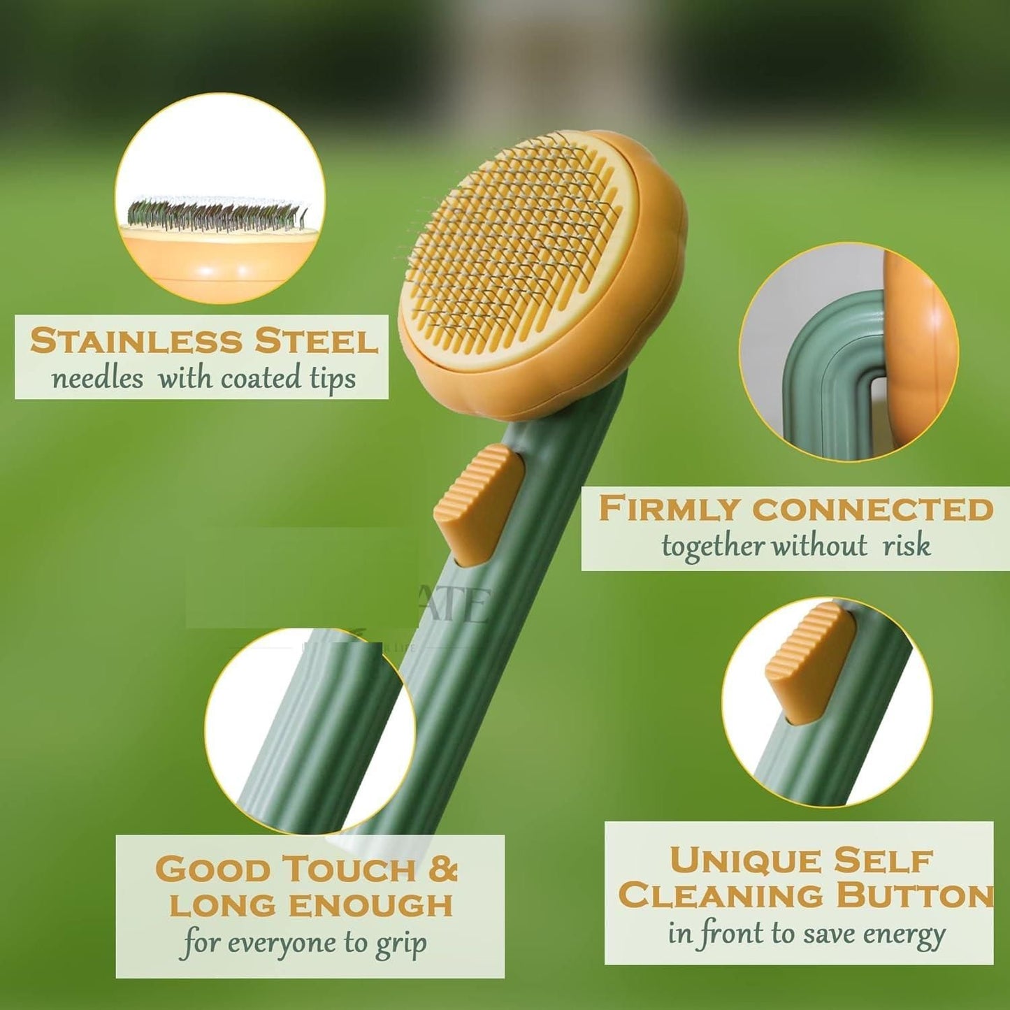 Pets Hair Removal Pumpkin Brush