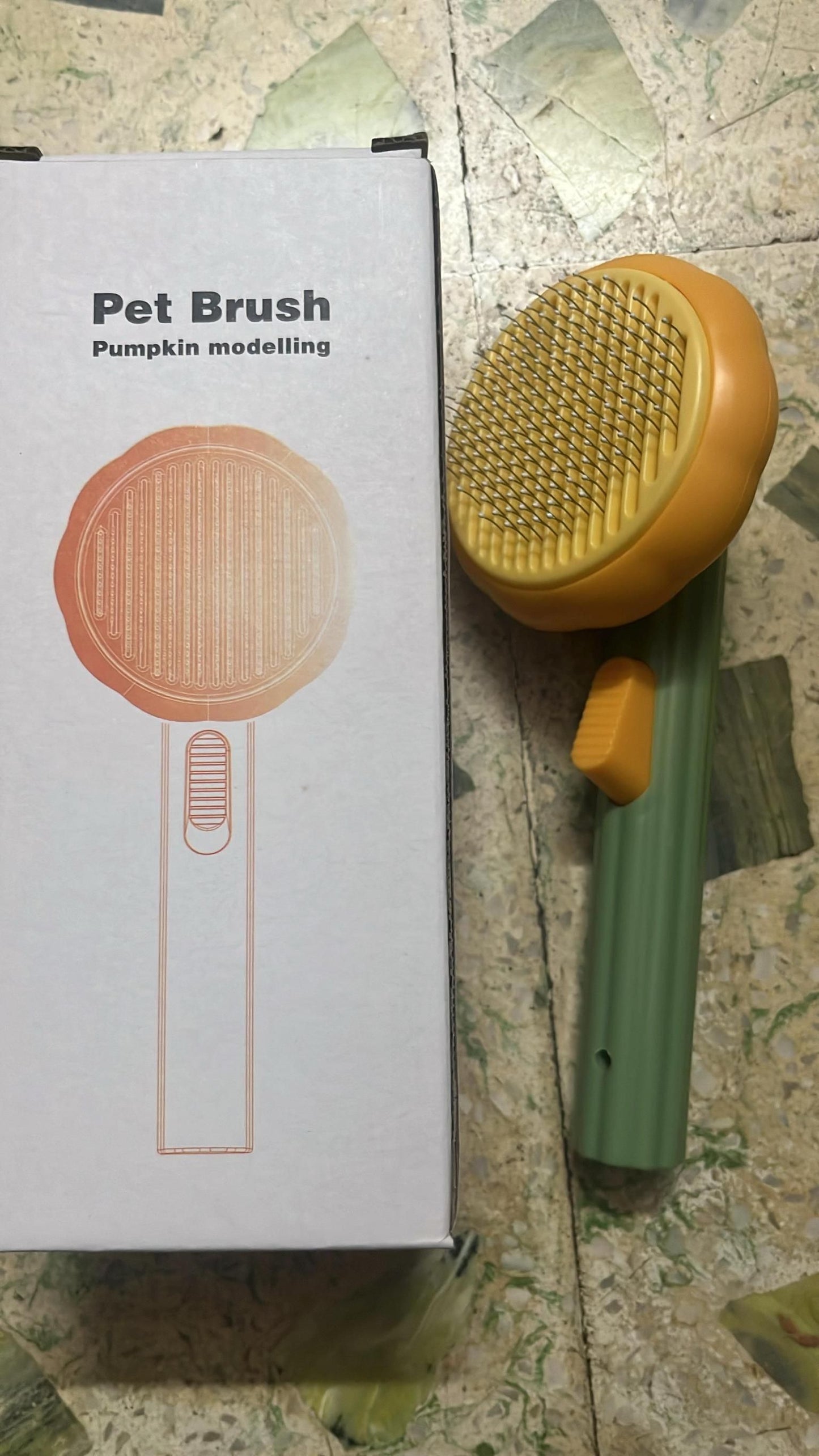 Pets Hair Removal Pumpkin Brush